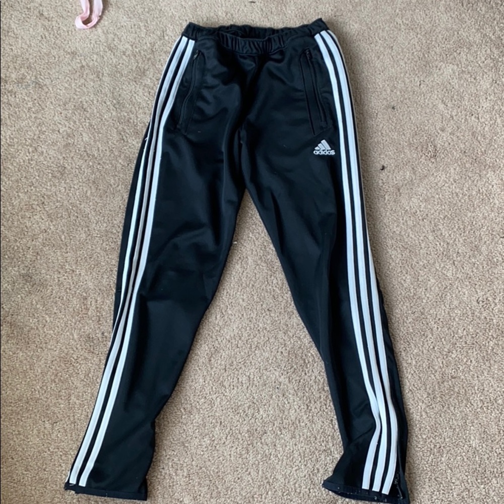 Adidas Three stripe joggers/sweatpants